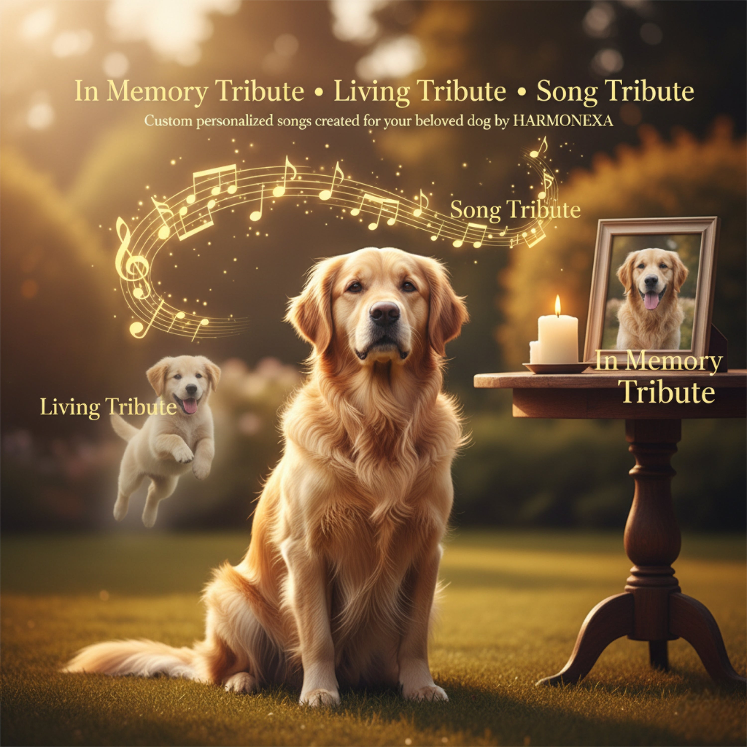 Personalized Dog Song – Tribute or In Memory | Harmonexa